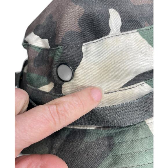 Propper Boonie Hat Sz 7 1/4 US Military Bucket Day One Desert Camo Chin Strap - Picture 5 of 13